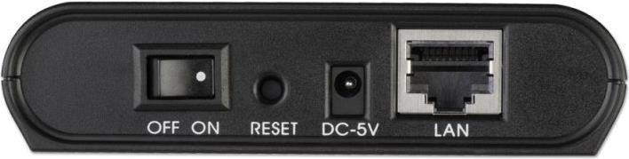 Actual product image Lindy USB-HUB 2.0 Gigabit Network Server 4 Port (USB-A, 4 Ports)