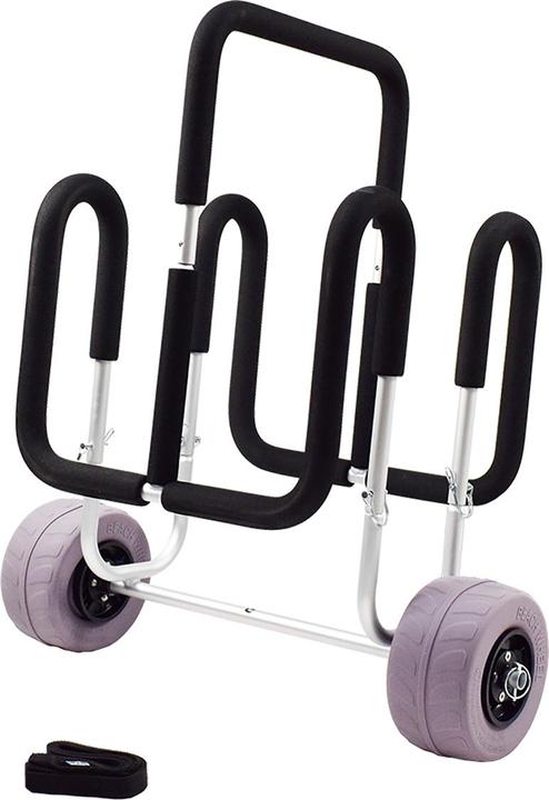 Produktbild 9WS Chariot alu 2 paddle roues basse pression spcial plage