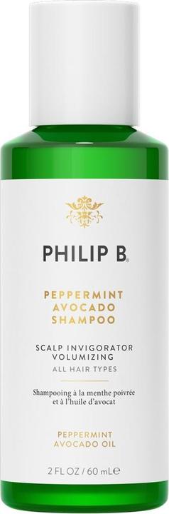 Produktbild Philip B. Peppermint And Avocado Volumizing & Clarifying Shampoo (60 ml, Flüssiges Shampoo)