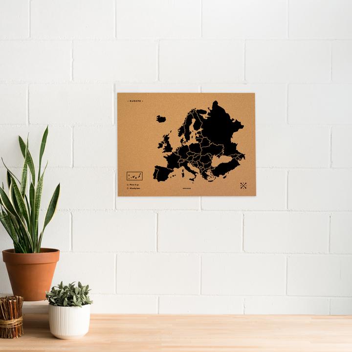 Produktbild Miss wood Woody Map Europakarte - Europa - L (Pinnwand, 60 x 45 cm)