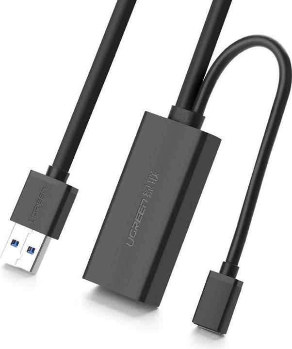Produktbild Ugreen USB 3.0 Verlängerungskabel mit Repeater Signal Booster (10 m, USB 3.2 Gen 1)