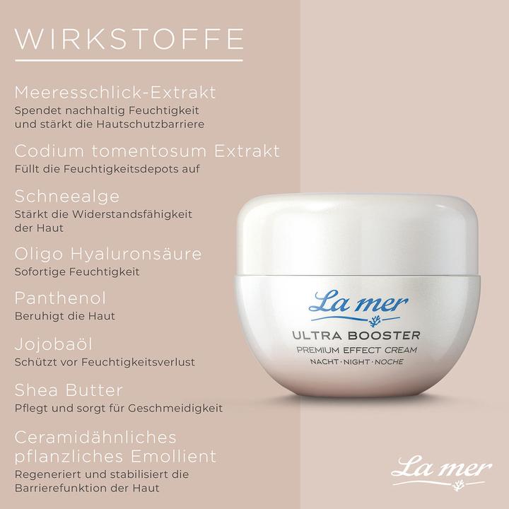 Produktbild La Mer Ultra Booster Premium Effect Nachtcreme mit Parfum Creme (50 ml, Nachtcreme)