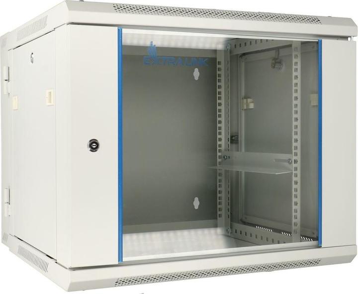 Image du produit Extralink 9U 600X600 AZH WALL-MOUNTED RACKMOUNT CABINET SWING TYPE GRAY Rack monté au mur Gris (9 HE, Rack 19 pouces)