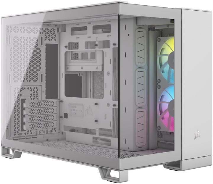 Actual product image Corsair Case iCUE 2500X RGB Midi TG white (mATX)