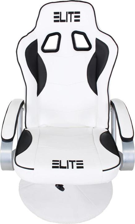 Produktbild Elite Gaming-Sessel MG-300 Gamer Chair Zocker Stuhl Bürostuhl Racing Gamingstuhl (Weiss/Schwarz)