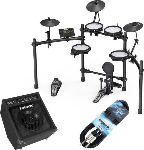 Produktbild NUX DM-210 E-Drum mit DA-30BT Verstärker und Kabel (E-Drum)