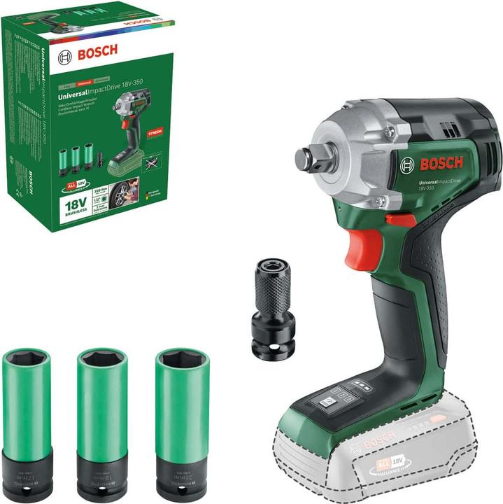 Bosch Home & Garden UniverseleImpactDrive 18V-350 (Oplaadbare batterij)
