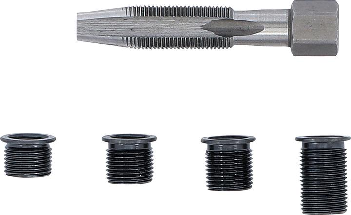 Produktbild BGS Reparatursatz für Zündkerzengewinde | M10 x 1,0 mm | 5-tlg.