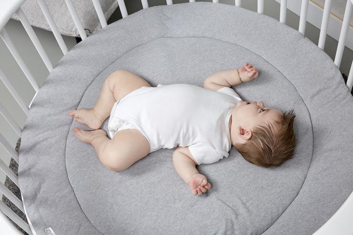 Immagine prodotto Meyco Inserto Playpen rond Knit Basic grigio melange (95 cm, 95 cm)