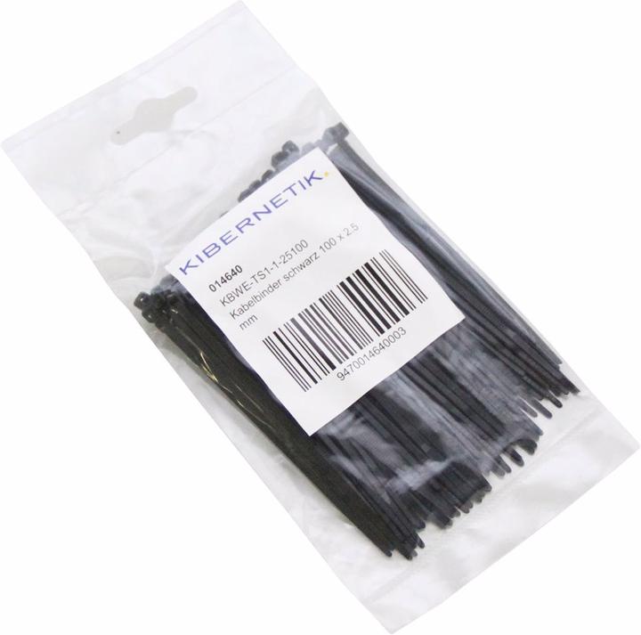 Actual product image Kibernetik KS01 (Plastic cable ties, 100 mm, 100 pcs.)