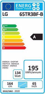 Energie-Label LG 65TR3BF-B (3840 x 2160 Pixel, 65")