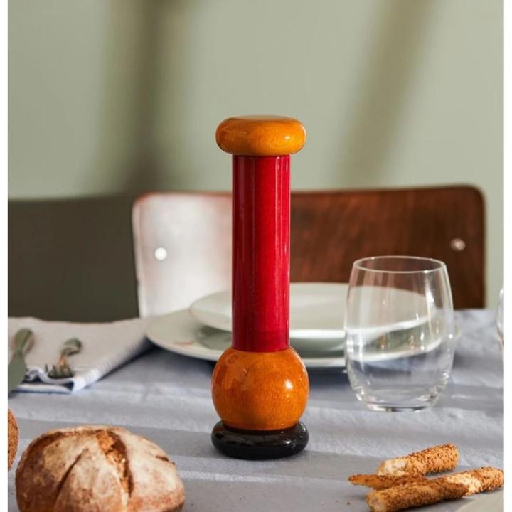 Image du produit Alessi Moulin à poivre DCO : MP0210 rouge-jaune (Poivre)
