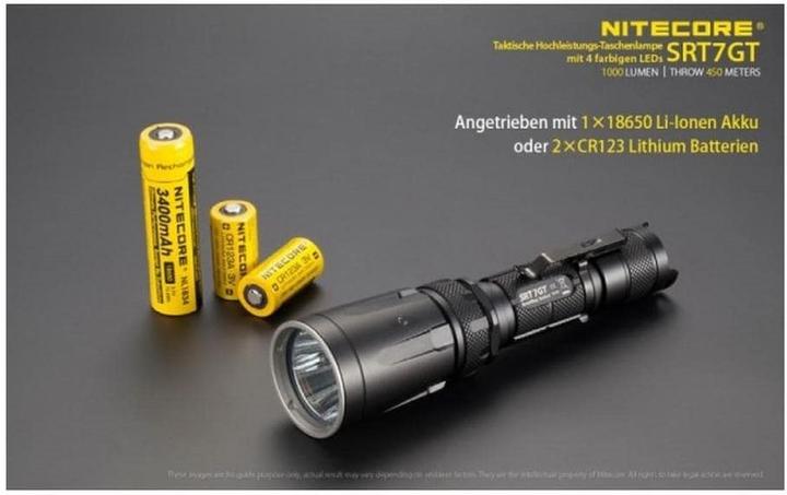 Actual product image Nitecore Srt7gt (15.80 cm, 1000 lm)