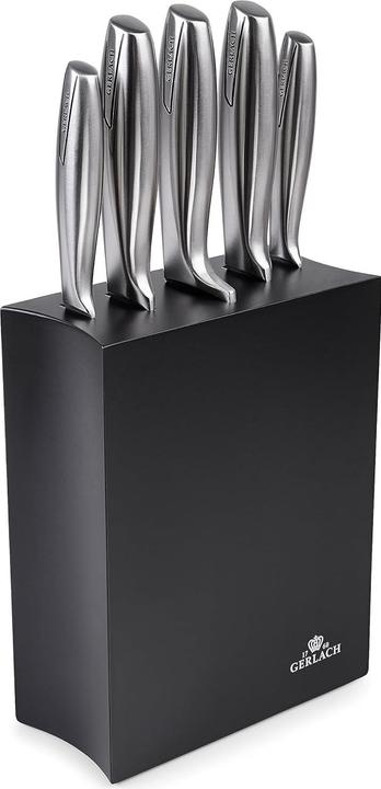 Actual product image Gerlach Jerlach Modern knife in black 5 pcs. in the block.