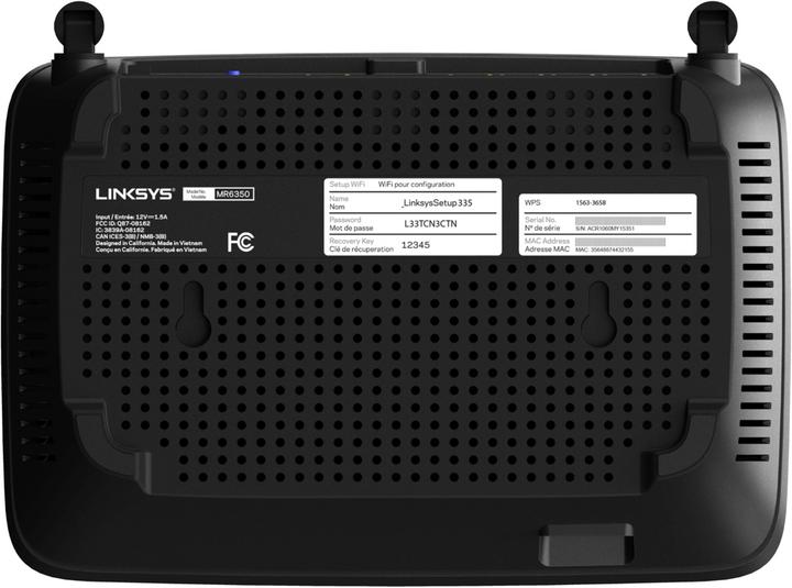 Produktbild Linksys MR6350 Dual-Band MESH WiFi 5 Router AC1300