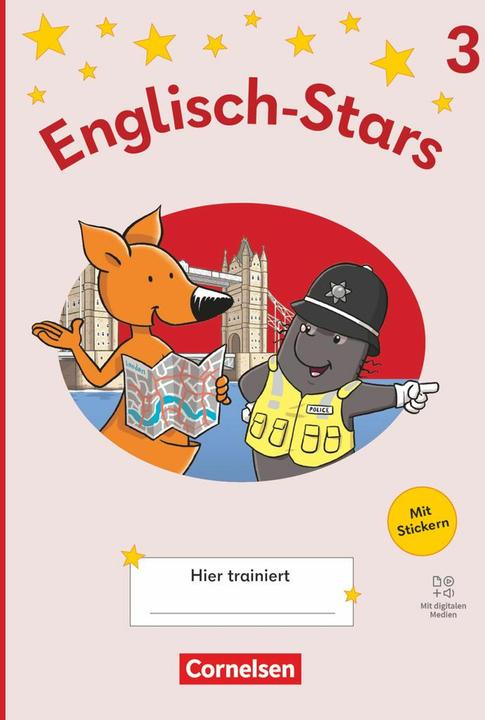 Produktbild Englisch-Stars, Allgemeine Ausgabe 2025, 3. Schuljahr, Übungsheft, Mit Lösungen und digitalen (Deutsch, 2025)