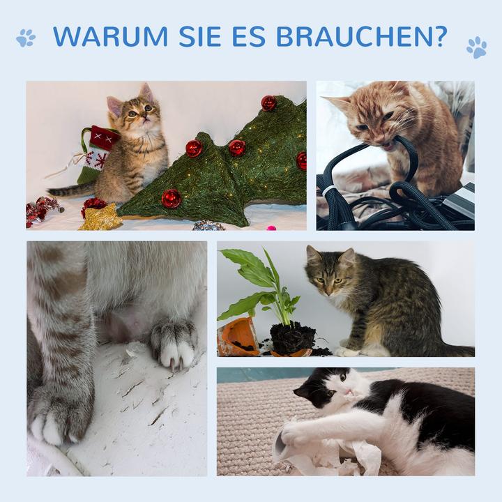 Produktbild Jamb Katzenkratzbaum (120 cm, Weiss, Grau)