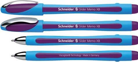 Produktbild Schneider Kugelschreiber Slider Memo (Violett, Blau, 1 x)