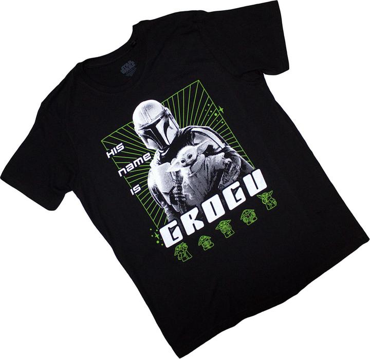 Immagine prodotto Star Wars His Name Is Grogu Maglietta Adulto Unisex (S)