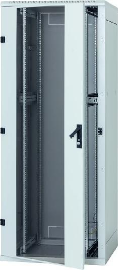Produktbild Triton 19"Schrank 32HE, B600/T 800, Schwarz, bis 800Kg, Glastür (19 Zoll Rack)