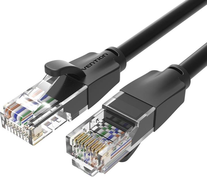 Actual product image Vention Cat.6 UTP Patch Cable, black, 5m (U/UTP, CAT6, 5 m)