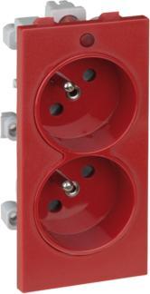 Kontakt Simon CIMA double socket avec (0.05 m)
