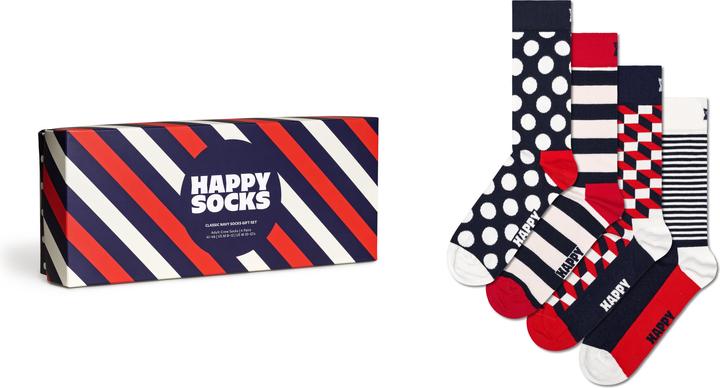 Produktbild Happy Socks Classic Navy Gift Set (4er Pack, 41 - 46)