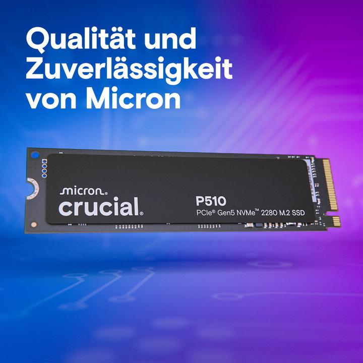 Actual product image Crucial P510 (1000 GB, M.2 2280)