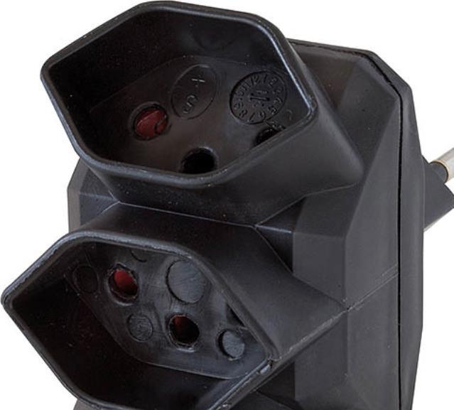 Produktbild Brennenstuhl Abzweigstecker 3-fach sternförmig (Typ 13, 3 x)