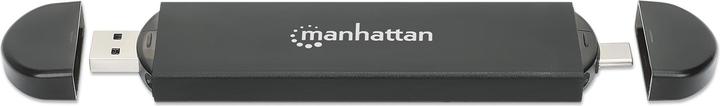 Produktbild Manhattan M.2 NVMe und SATA SSD USB-Festplattengehäuse (M.2)