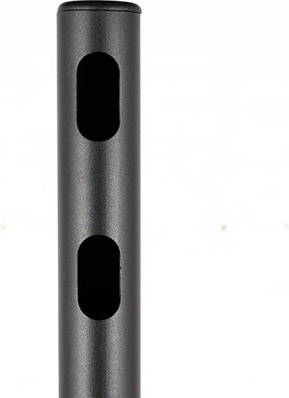 Actual product image Btech System2 tube (50mm) black BT4116/B length:1,6m