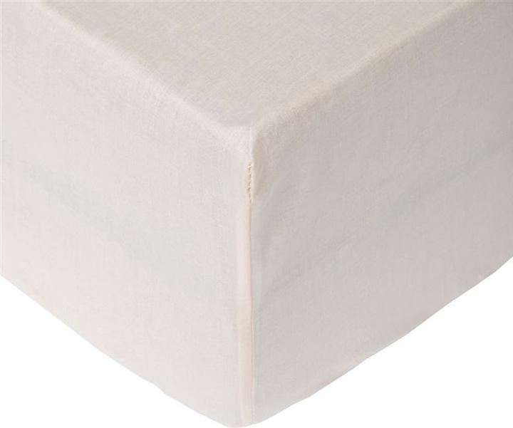 Actual product image Domoletti FITTED SHEET SATEEN 140X200+25 BEIGE (140 x 200 cm)