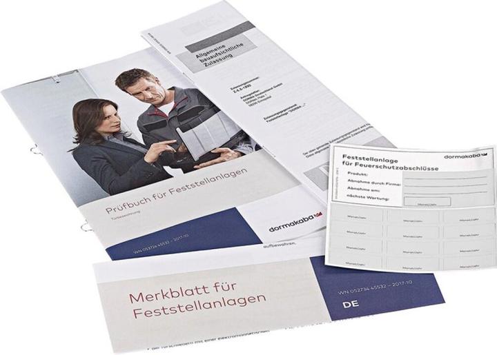 Produktbild Dormakaba Zulassungs-Set für Feststellanlagen
