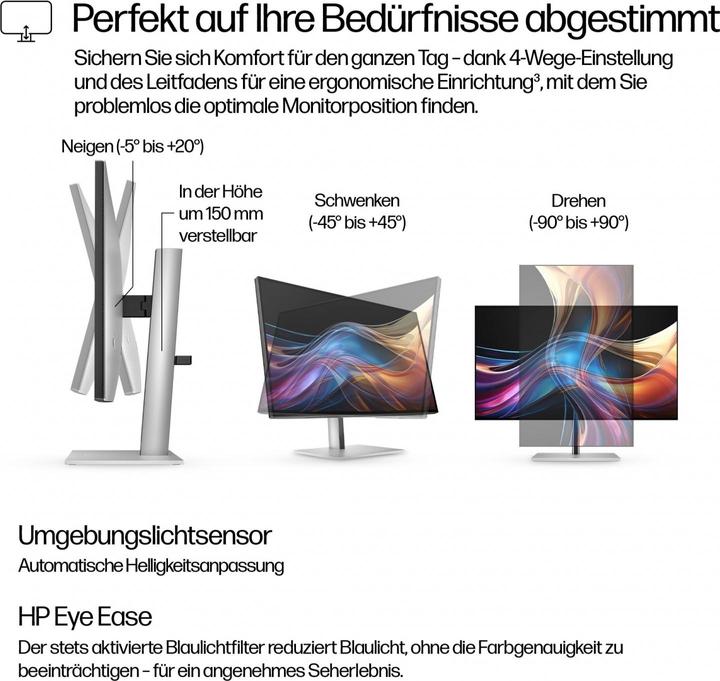 Produktbild HP 727pq (2560 x 1440 Pixel, 27")