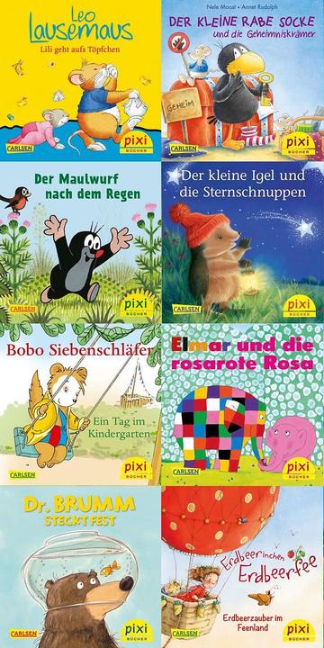 Die beliebtesten Bilderbuch-Helden bei Pixi, 8 Hefte (Deutsch, Laura u a Leintz, Michael Ende, 2018)