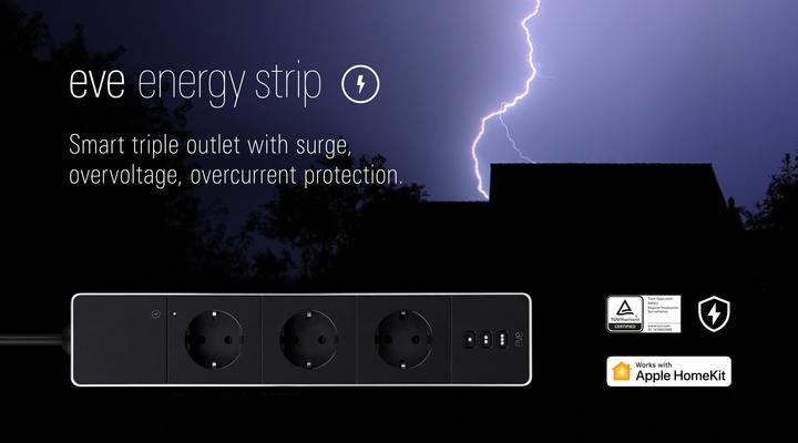 Produktbild Eve Energy Strip (3 x, CEE 7/3, 1.90 m)