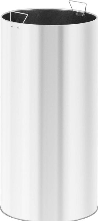 Produktbild Ulsonix Abfalleimer Mülleimer rund Edelstahl / verzinkter Stahl Grau Ø 500 × 800 mm (61 l)