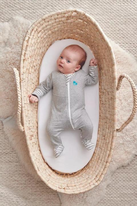 Actual product image Love to Love Long sleeve enclosed foot romper (68)