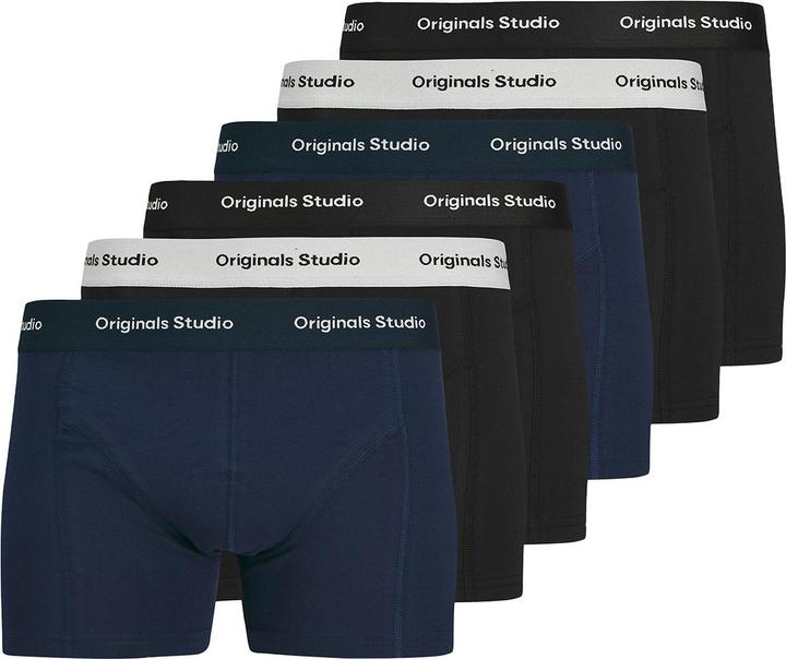 Immagine prodotto Jack & Jones 6er Pack Vesterbro Solid Retro Short / Pant (L, confezione da 6)