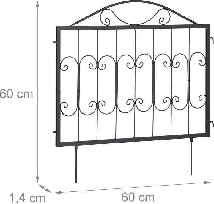 Immagine prodotto Relaxdays Recinzione del letto 4x (1.40 cm)