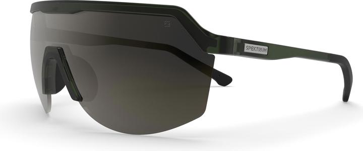 Actual product image Blank Sunglasses - Moss Green (Moss green mat, Brown)