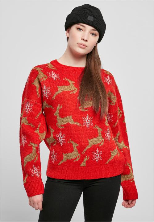 Image du produit Urban Classics Pull de Noël surdimensionné pour femmes (XL)