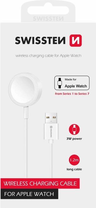 Swissten Wireless Charging Cable for Apple Watch (3 W)