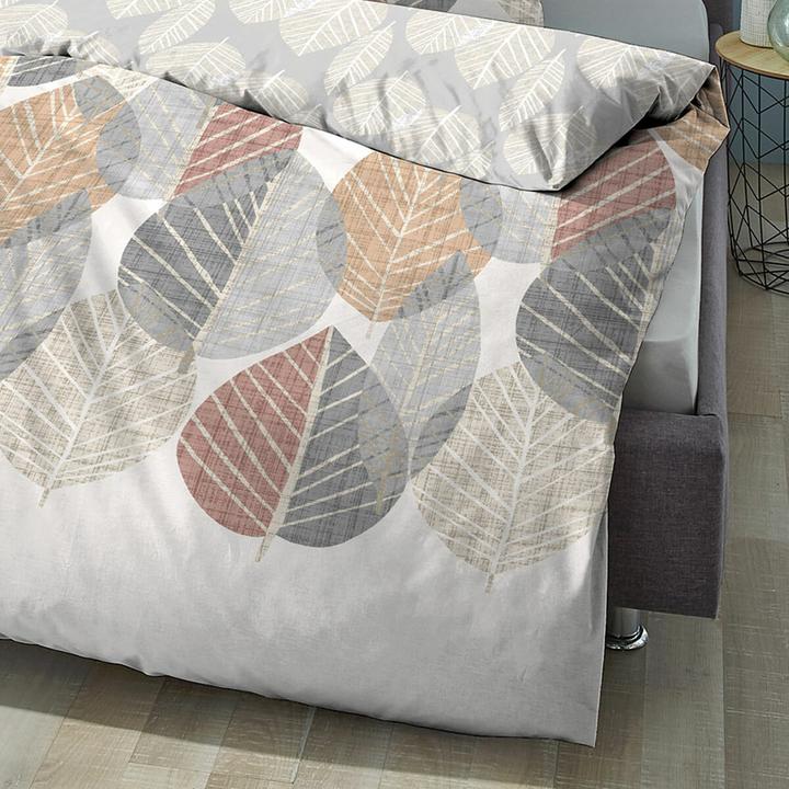 Produktbild Biberna Komfort Feinbiber Bettwäsche 4168-555 natur (Bettwäsche Set, 135 x 200 cm, 80 x 80 cm)