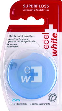 Produktbild Edel + White Expanding Superfloss Zahnseide 25m (25 m)