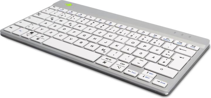 Actual product image R-Go Tools R-Go Compact Break ergonomic keyboard, QWERTZ (DE), bluetooth, white (DE, Wireless)