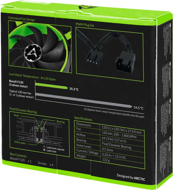 Produktbild Arctic BioniX F120 (120 mm, 1 x)
