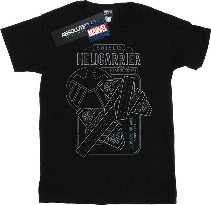 S.H.I.E.L.D. Helicarrier Mobile HQ TShirt (S)