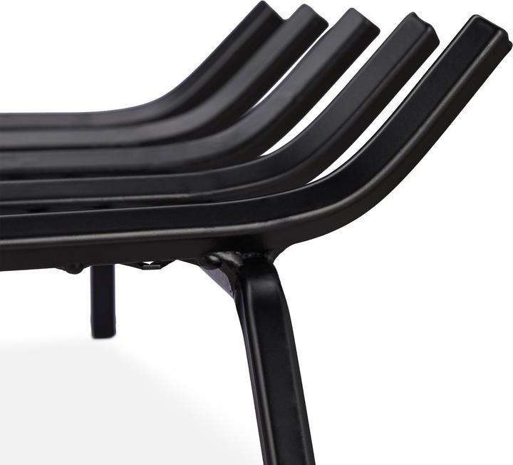 Actual product image Relaxdays Fireplace Grate With Feet (58 x 28 x 16 cm)