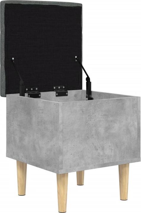 Produktbild VidaXL Sitzbank mit Stauraum Betongrau 42x42x46 cm (42 cm)